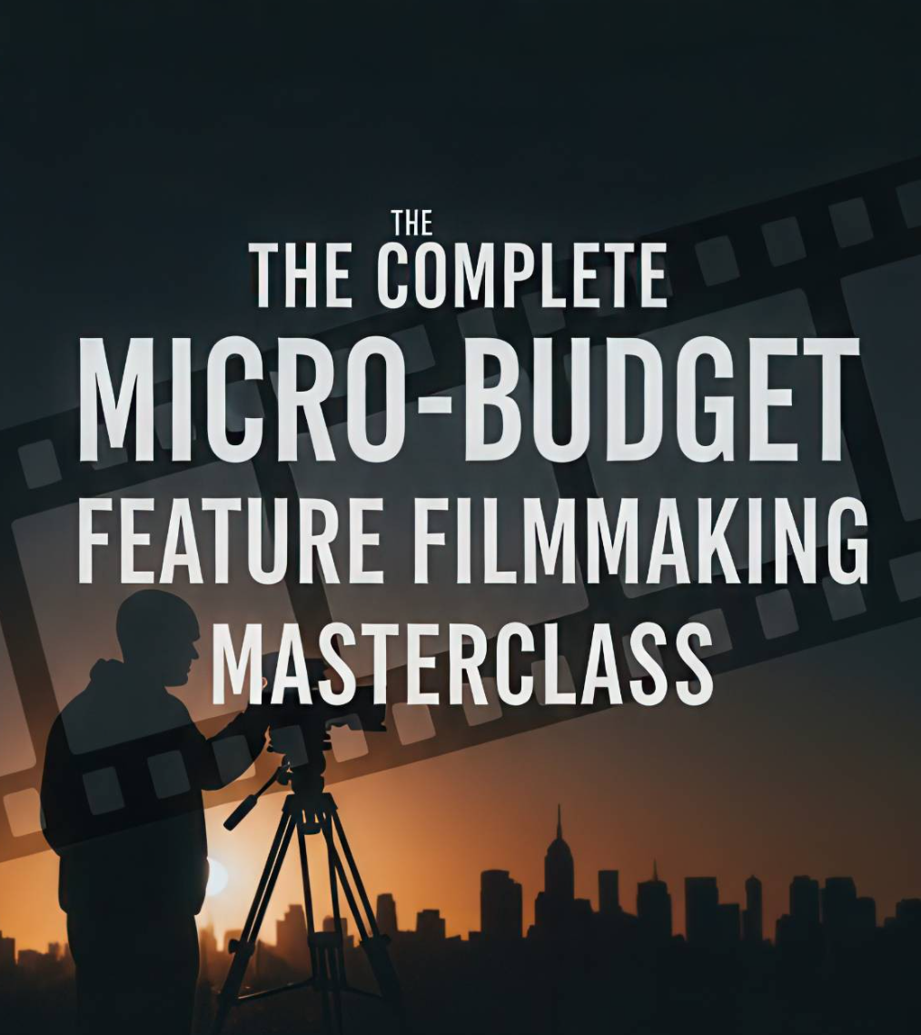 如何在预算内从草稿制作一部故事片电影完整教程-中英字幕摄影摄像-剪辑后期-编剧导演课程影视课程众筹