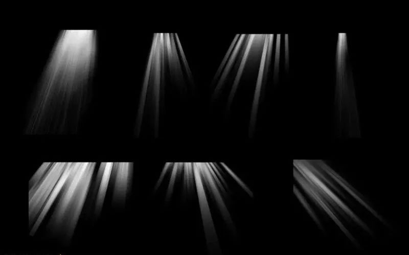 75种射线,光斑,太阳光线,辐射,太阳光束ps笔刷